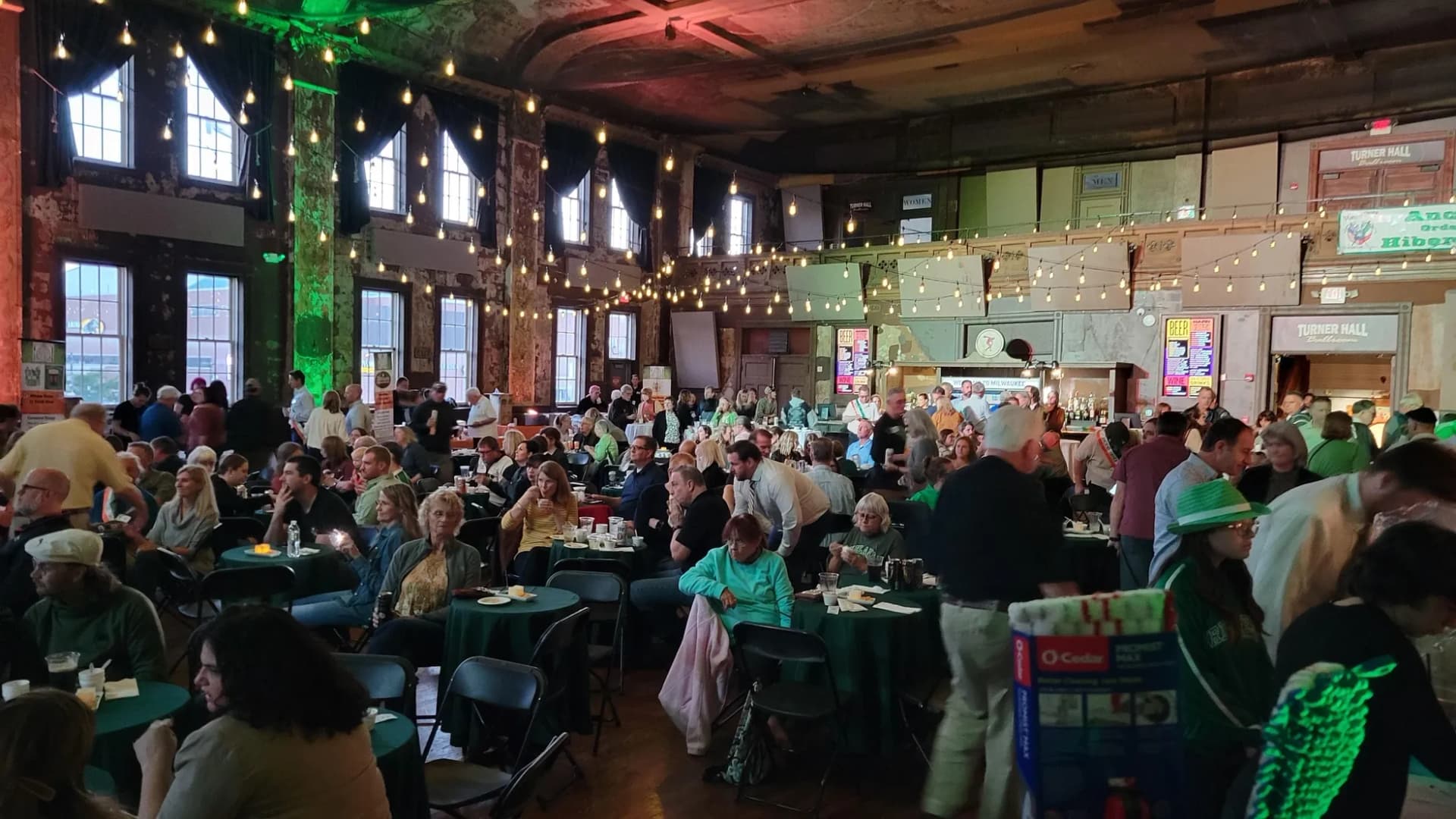 Taste of Ireland crowd at Turner Ballroom